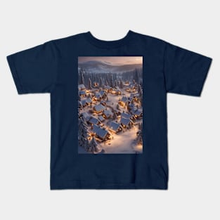 Winter Village Lapland Kids T-Shirt